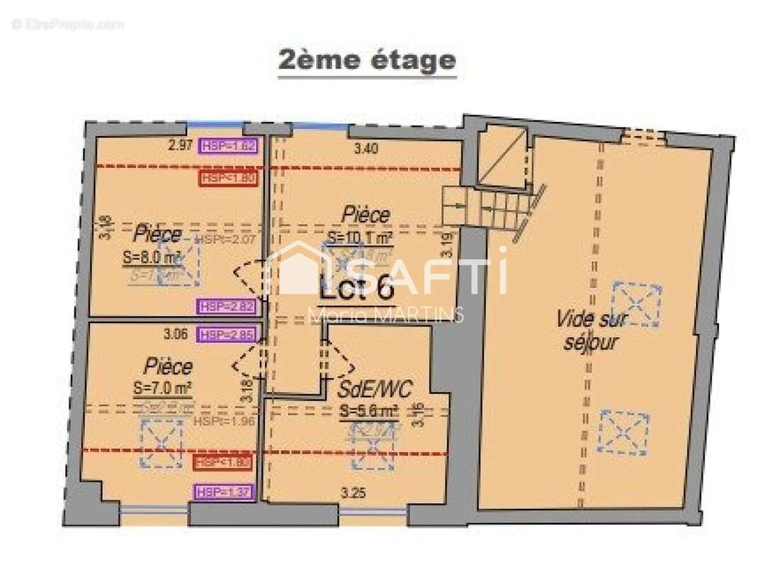 Appartement 53 m² à Bordeaux  - photo 2