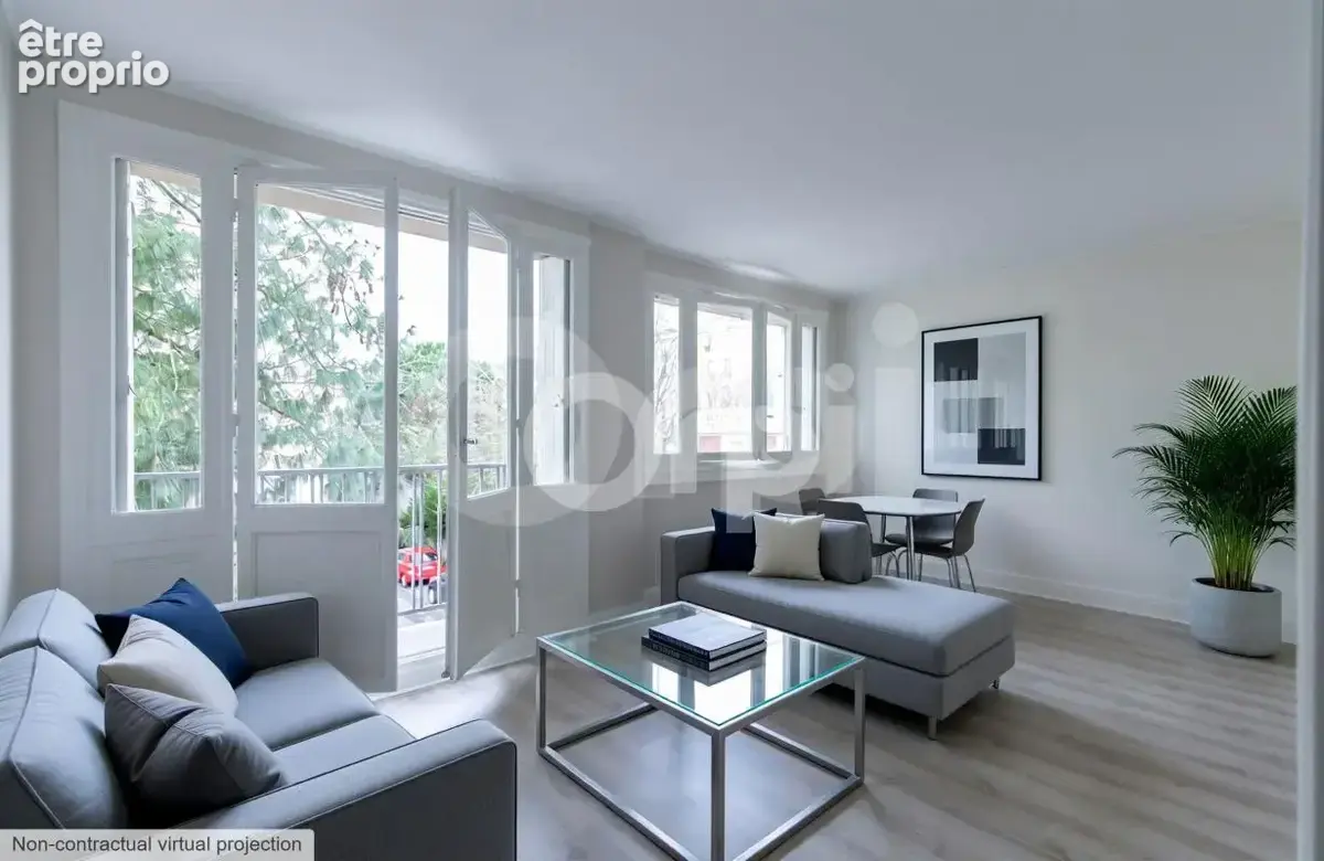 Studio 28m² avec balcon (expo ouest) +parking +cave - Proximité RER E 7 minutes- centre ville - photo 3