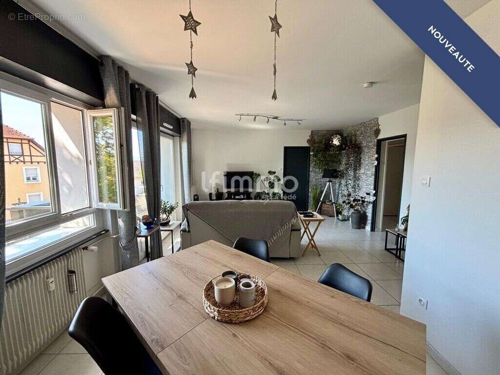 Appartement loué T3 avec balcon, cave, loggia et parking - photo 3