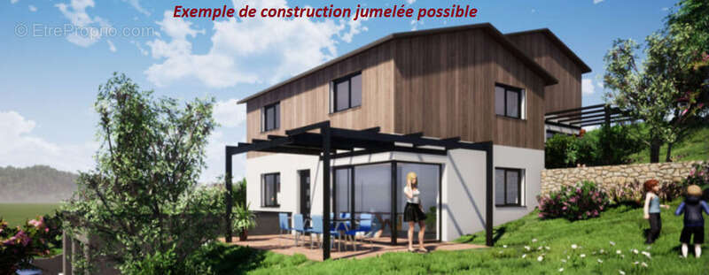 Dpt Rhône (69), au coeur de Pontcharra, terrain de 750 m2 totalement viabilisé pour 2 maisons - photo 4