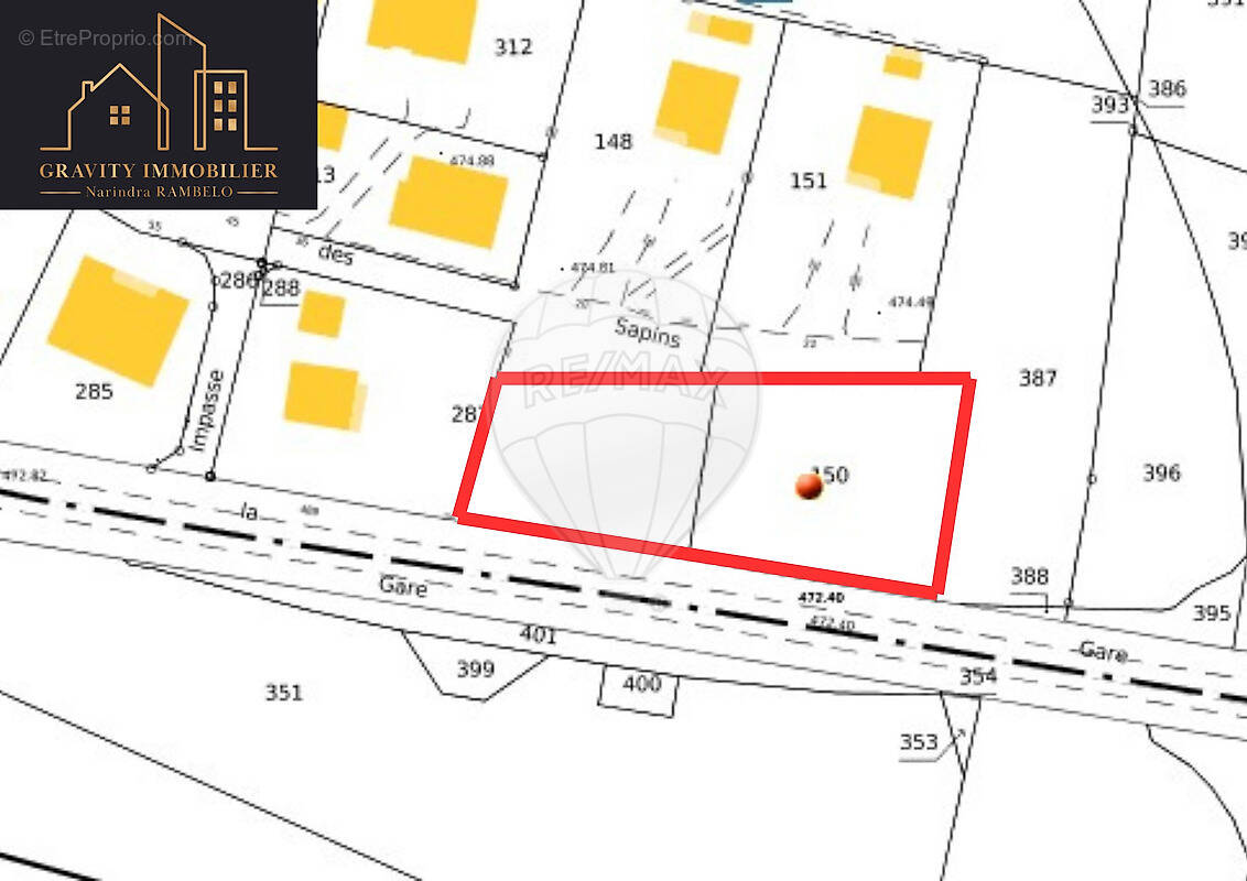 Terrain à MARIGNIER