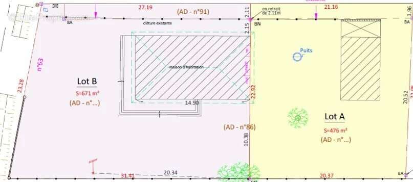 Terrain 476 m² sur Saubens - photo 2