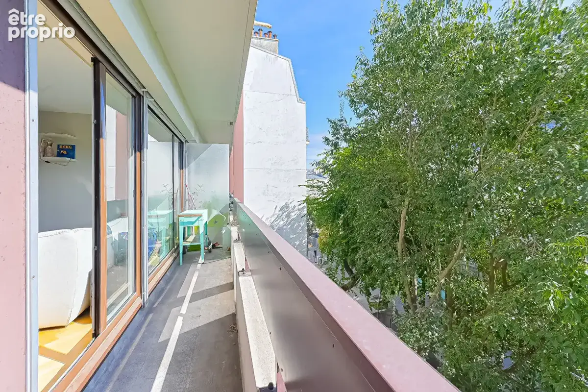 Appartement Paris 2 pièce(s) 56 m2 - BALCON - photo 3