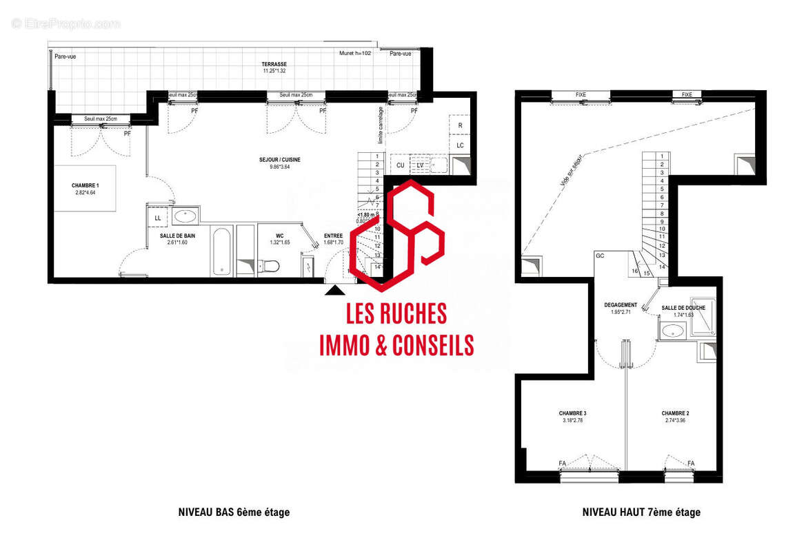 Appartement à BUSSY-SAINT-GEORGES