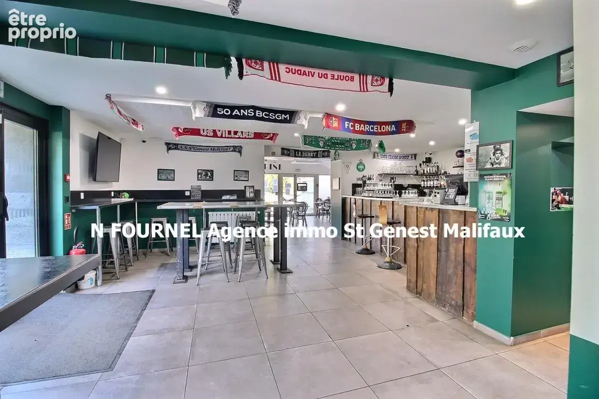 En exclusivite saint genest malifaux à vendre : murs et fonds de commerce restaurant ? avec appartement privatif au dessus - photo 5