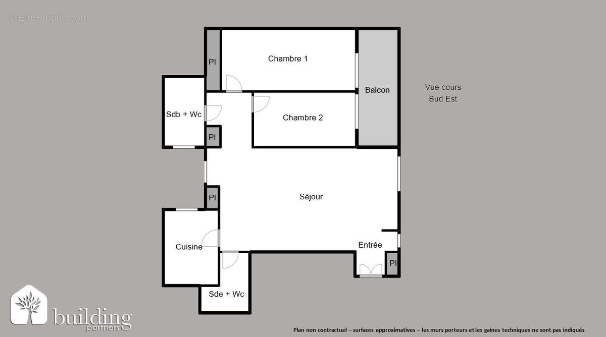 Appartement à LEVALLOIS-PERRET