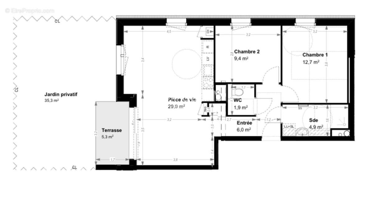 Appartement à GUIPAVAS