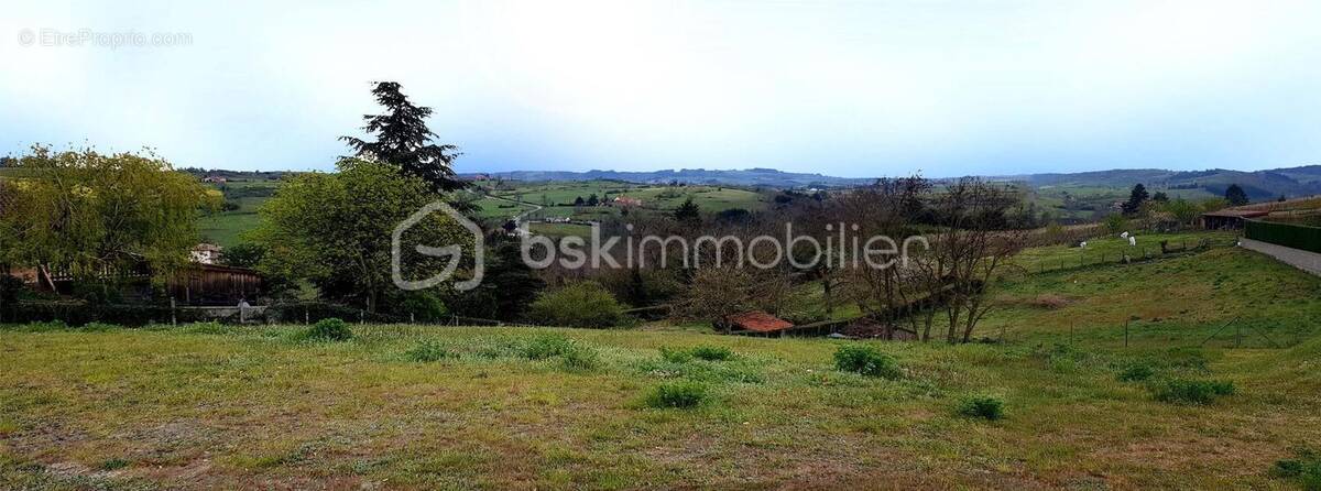 Terrain de 843 m² avec projet de maison (permis purgé, fondations réalisées) – Vue panoramique plein sud - photo 4