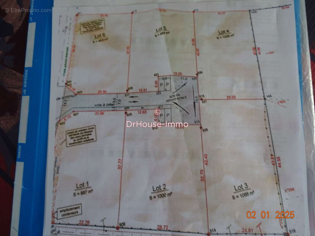 Terrain à POUCHARRAMET