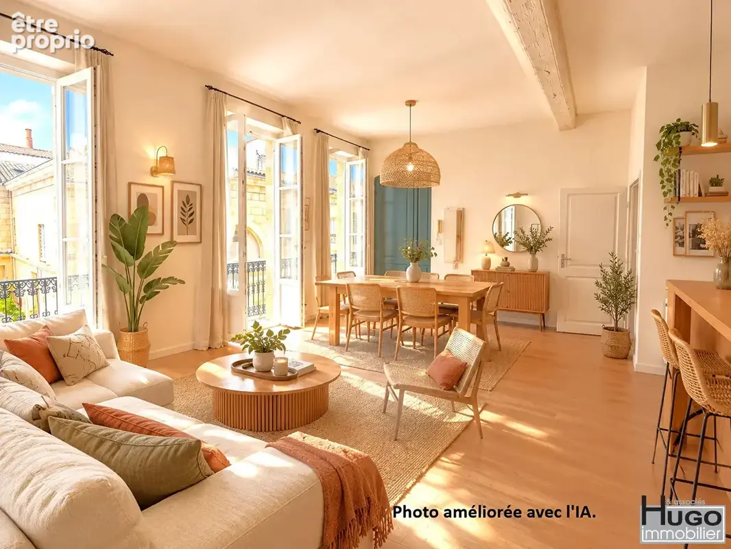 Bordeaux- proche du lycee montaigne et de la victoire- appartement t3 lumineux vendu libre ! - photo 3