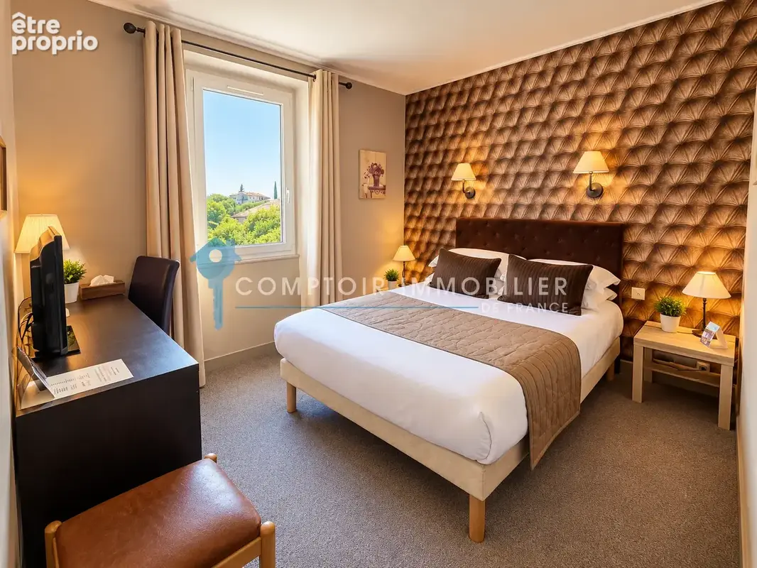 En exclusivité   hôtel-restaurant de charme   murs & fonds   entre nîmes et alès - photo 6