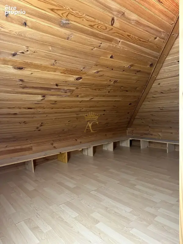 MERLIMONT - A VENDRE - Maison finlandaise en madriers de bois massif, jardin arboré, vue forêt, deux garages - photo 15