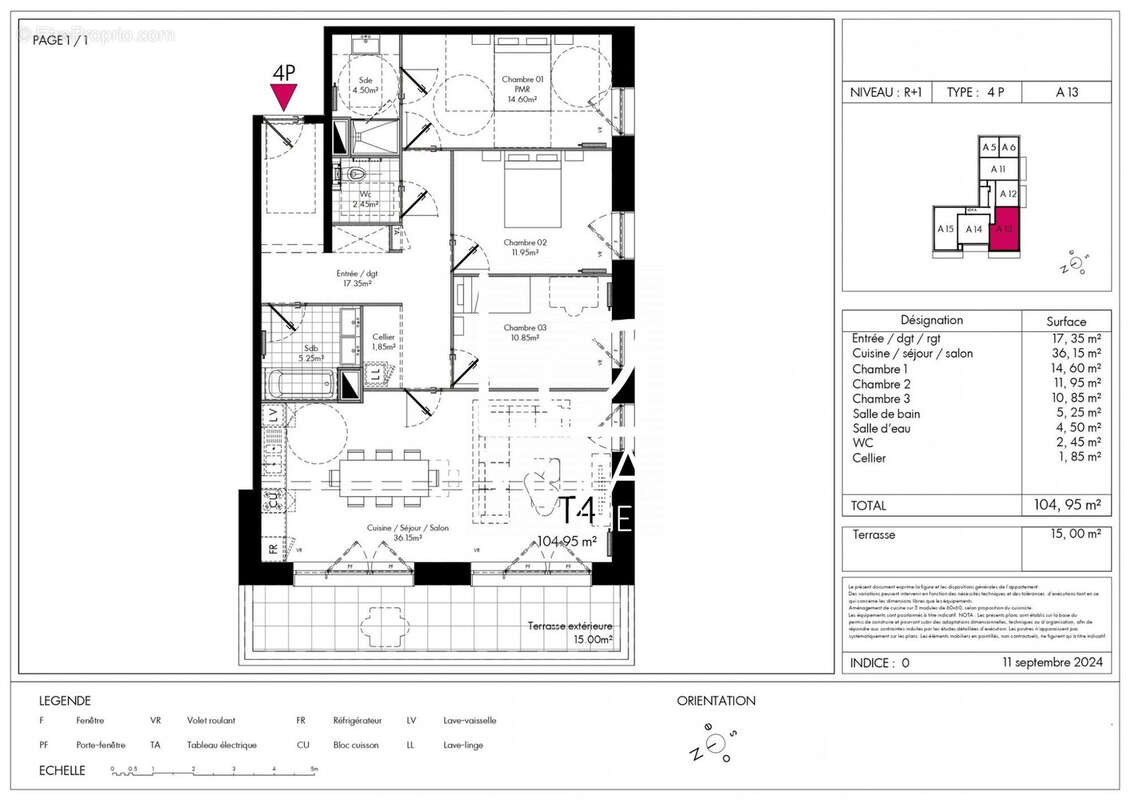 Appartement à LE PORTEL