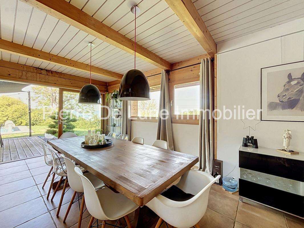 Trévignin – Maison d'exception en ossature bois avec vue dominante, piscine et panorama sur les montagnes - photo 8