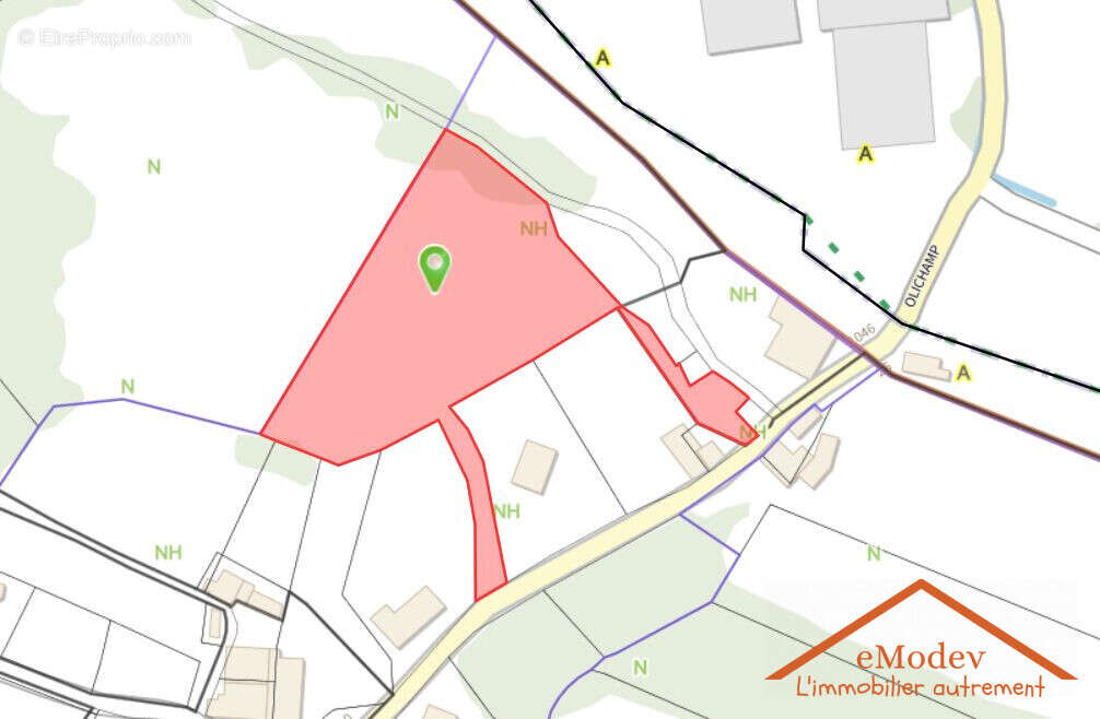 Terrain à LE VAL-D&#039;AJOL