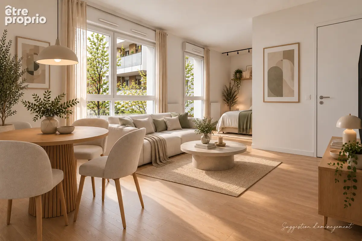 Grand studio à fort potentiel de 37,58m2 - photo 1