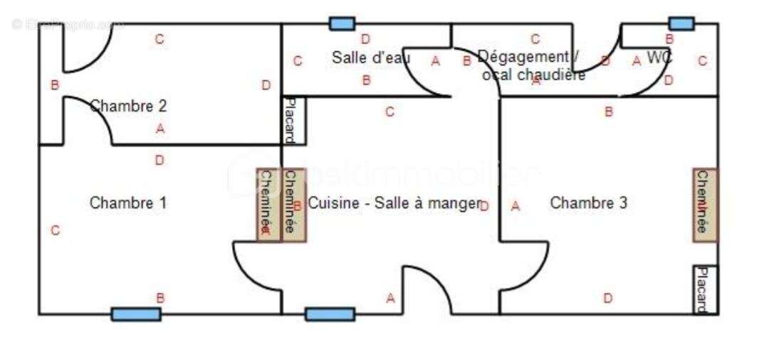 Maison ancienne avec terrain constructible – Investissement locatif - photo 7