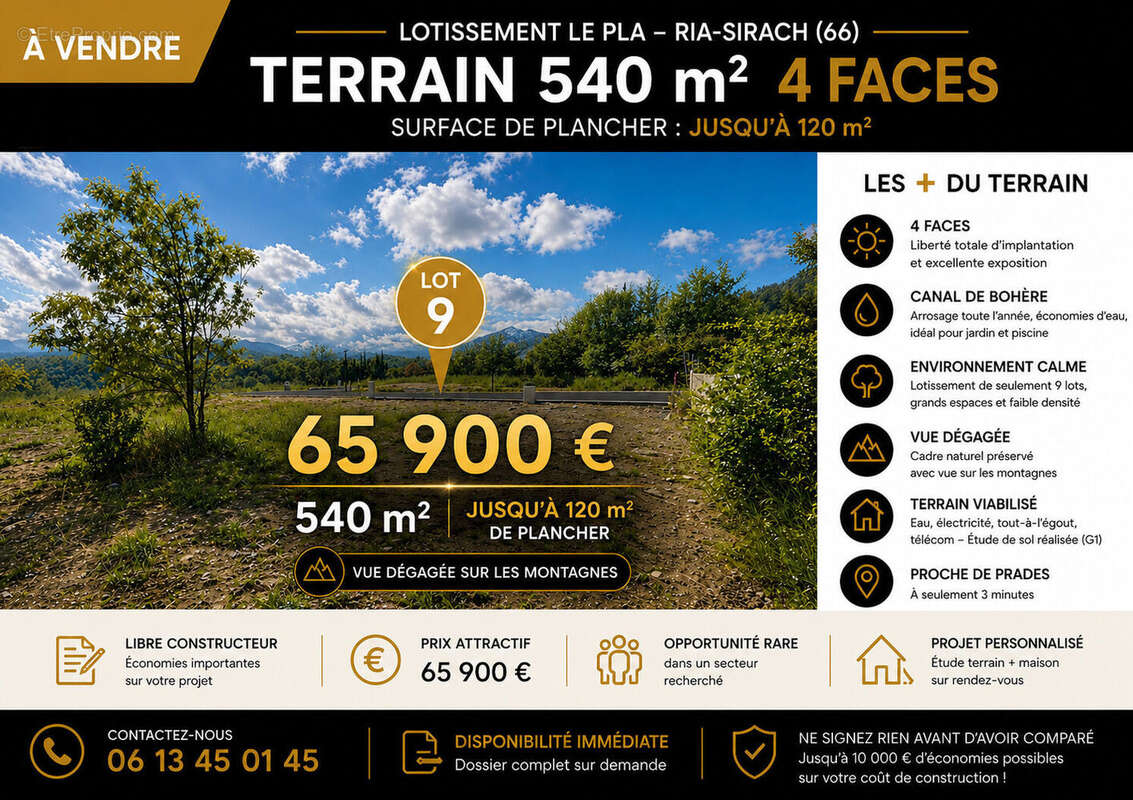 Terrain 540 m² à Ria-Sirach  - photo 4