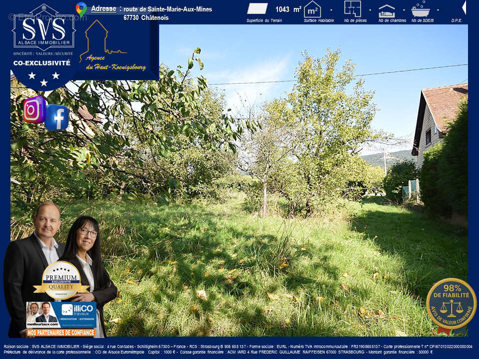 Terrain à CHATENOIS