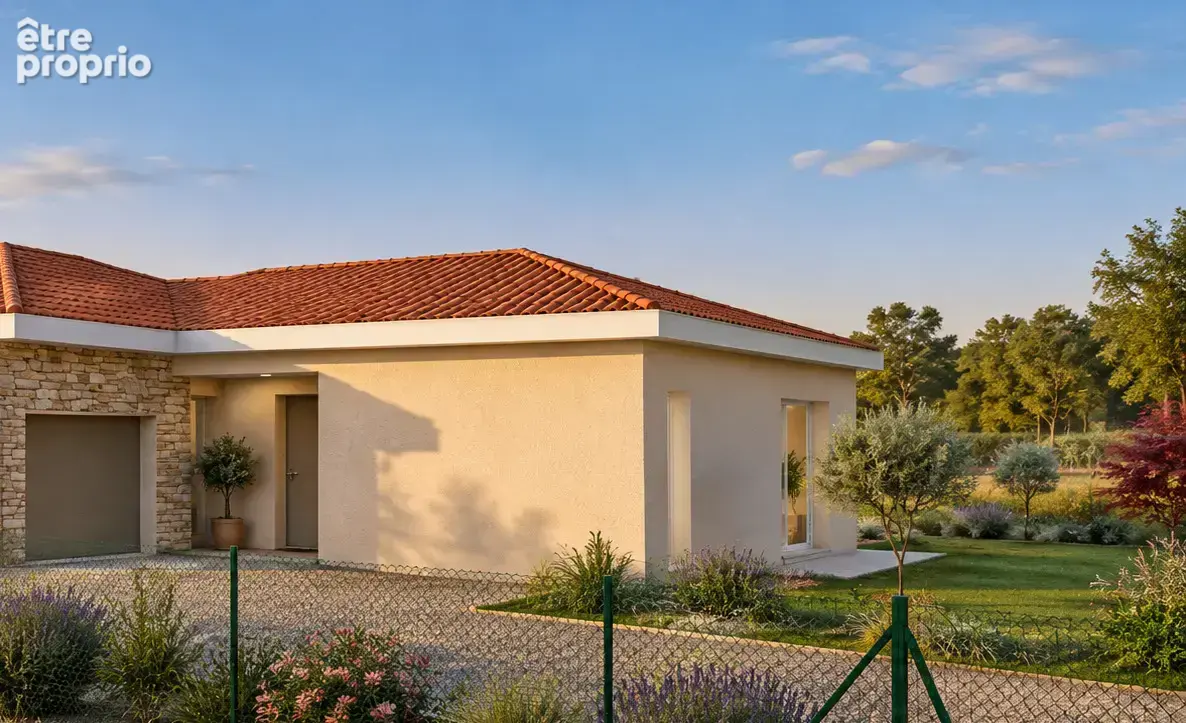 GENAY – SUR LES HAUTEURS – Terrain de 780 m² – Projet de villa de plain-pied – Permis en cours - photo 2