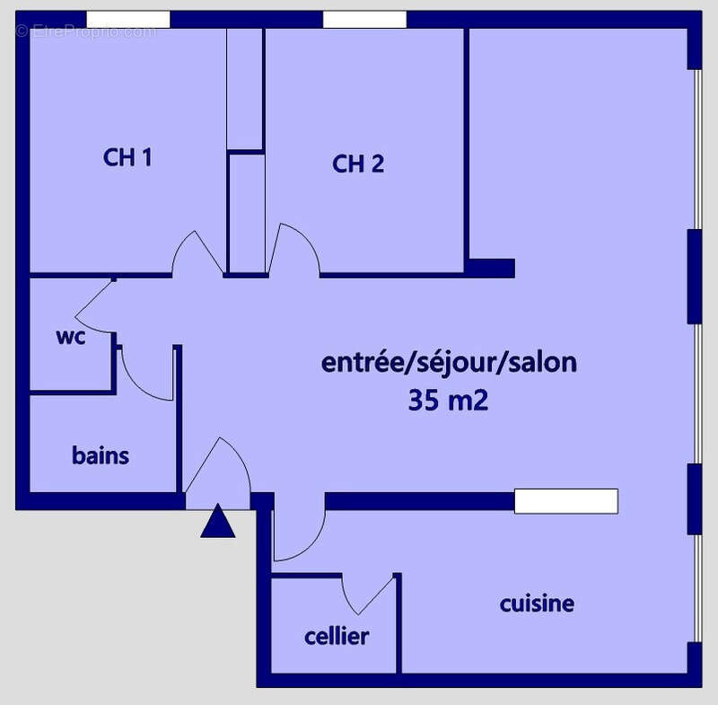Appartement T3 à vendre ROUEN rive droite, surface habitable 75 m2 + cave + 2 places de parking - photo 6