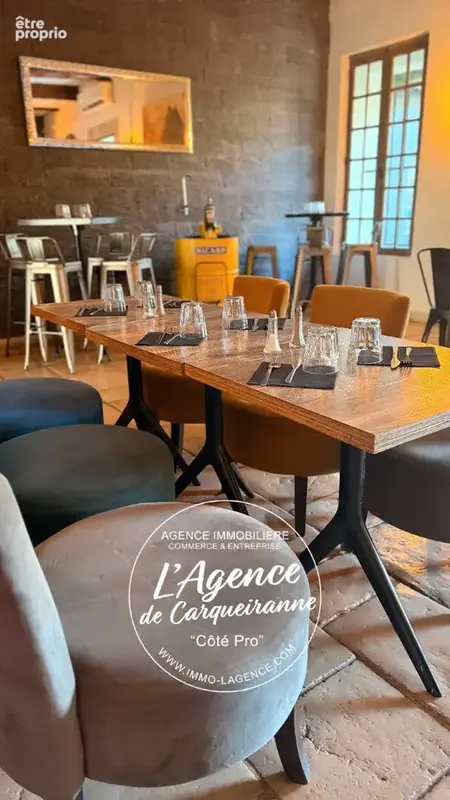 A vendre fonds de commerce restaurant 160 m2 entierement equipe avec terrasse bioclimatique au centre de la ga - photo 7