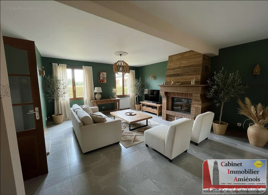 Hebecourt - pavillon - 150 m2 - avec sous sol et jardin - photo 4