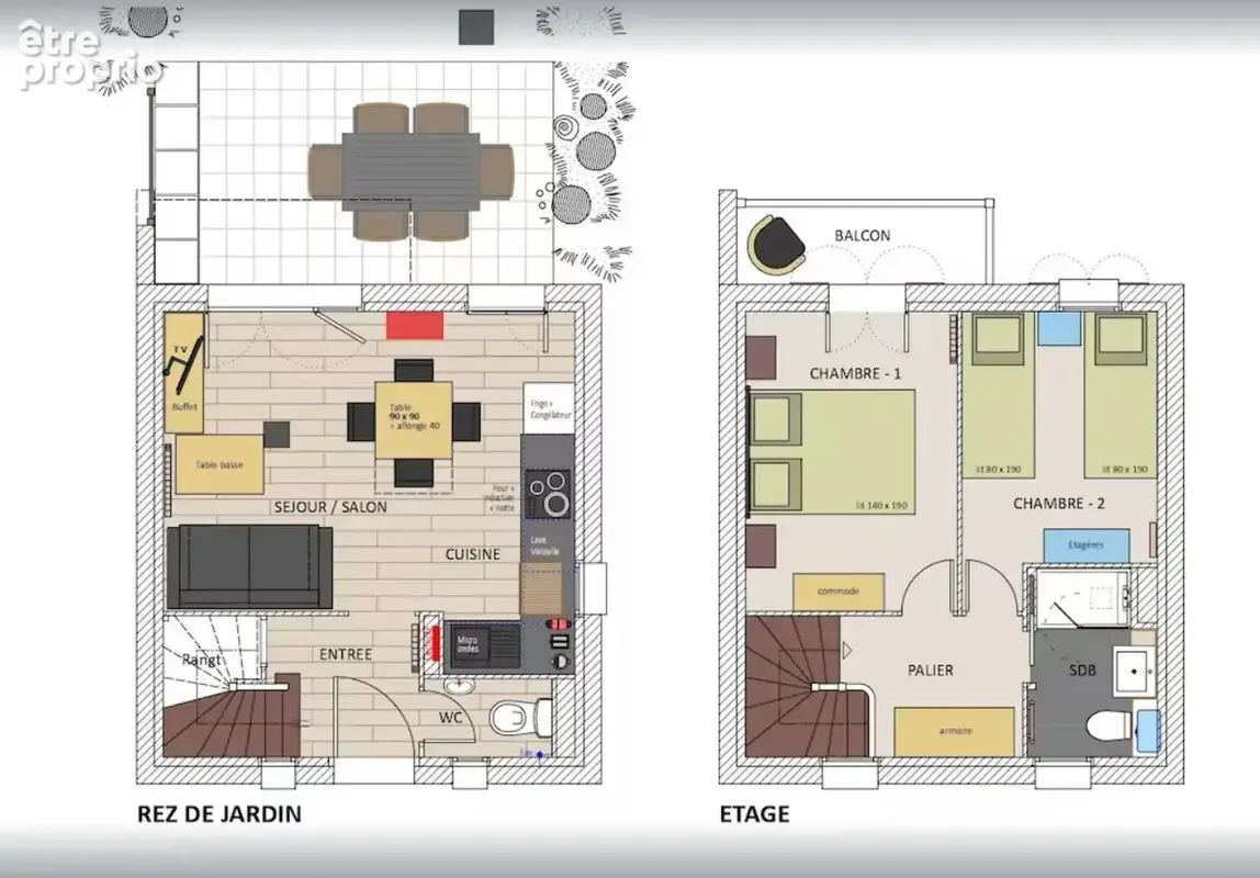 Maison jumelée meublée à Moliets, 2 chambres - photo 8