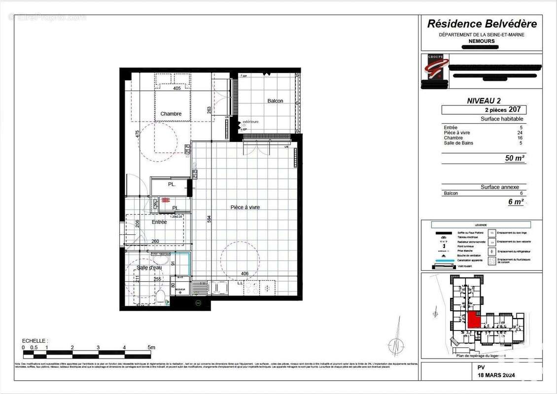 Appartement 50 m² à Nemours  - photo 6