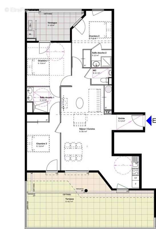 Appartement à FORT-DE-FRANCE