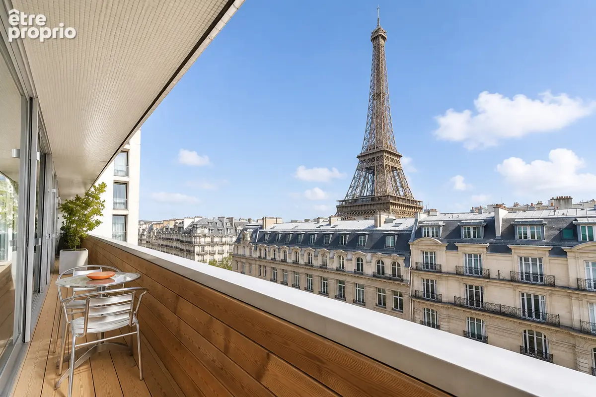 Paris XV APPARTEMENT D'EXCEPTION 122 m²  2 terrasses Parking Splendide VUE - photo 2