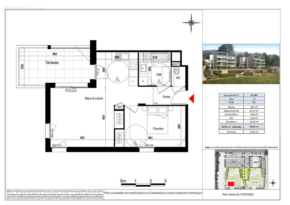 Appartement à EVIAN-LES-BAINS