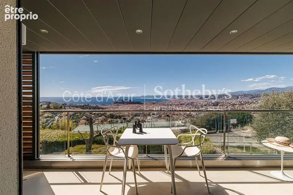 Nice appartement 4 pièces 63 m2 vue mer panoramique terrasse résidence piscine calme - photo 3