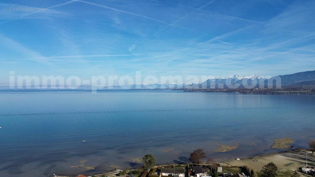 lac_leman_vu_maison_plage_excenevex_lotissement_calme_maison_individuelle_agence_immobilière_acheter_une_maison - Maison à EXCENEVEX