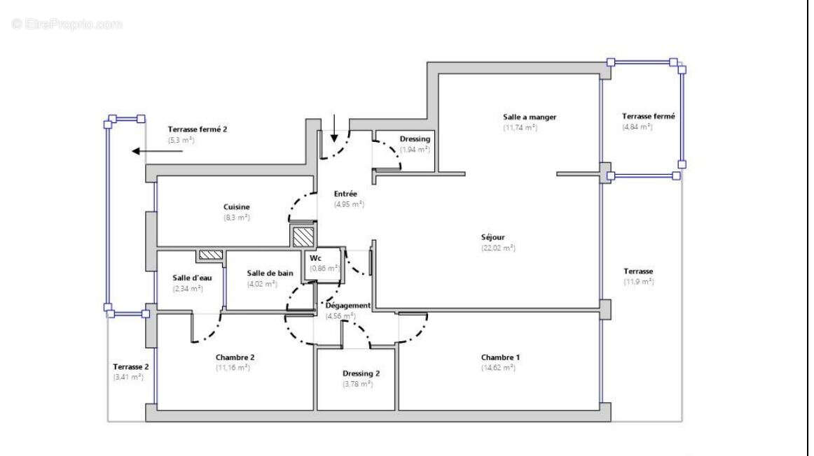 Appartement à MANDELIEU-LA-NAPOULE