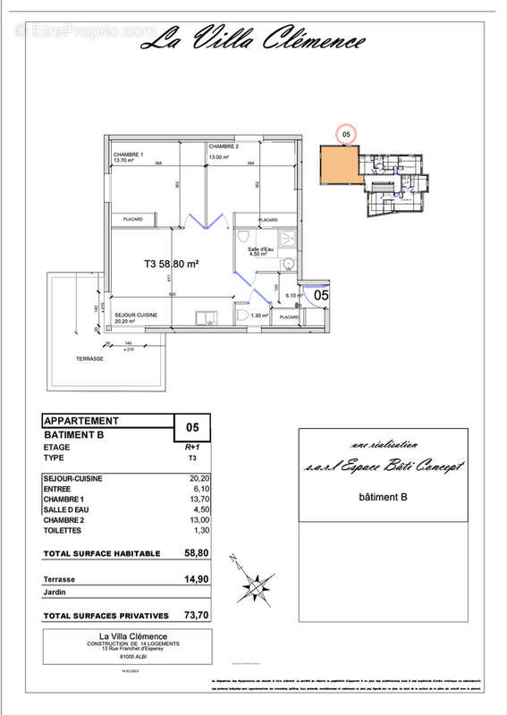 Appartement à ALBI