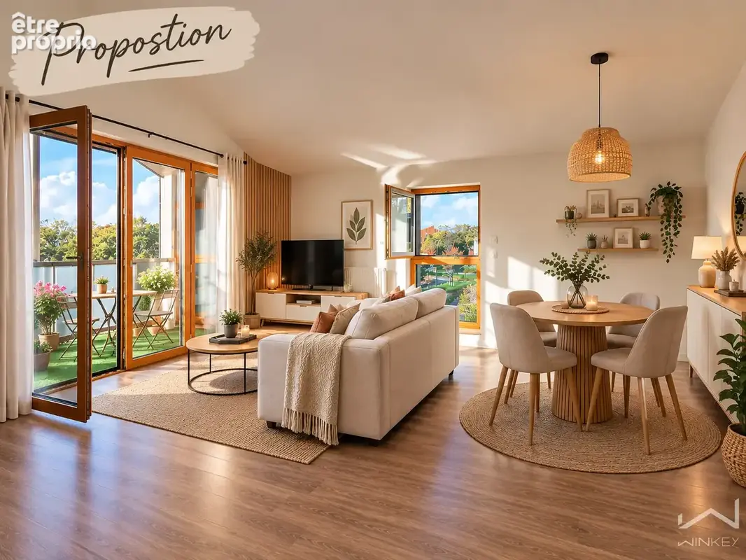 Carquefou : appartement dernier étage avec ascenseur et balcon - photo 4