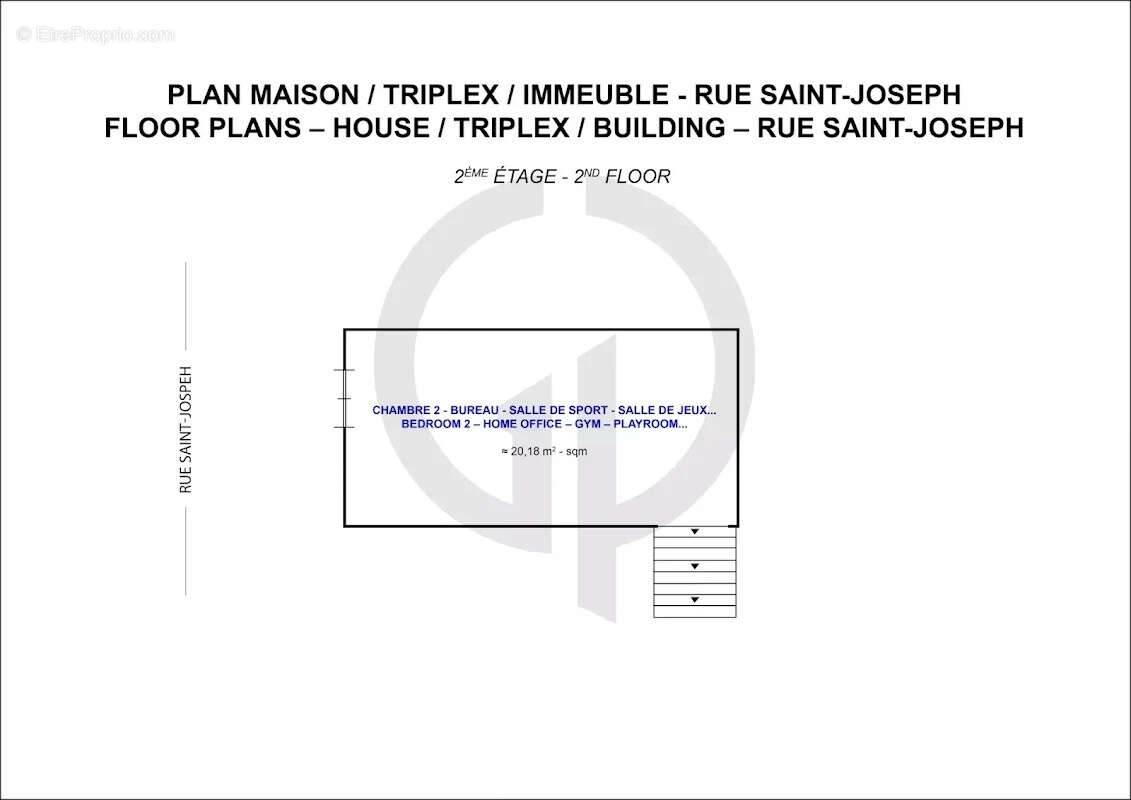 Appartement à PARIS-2E