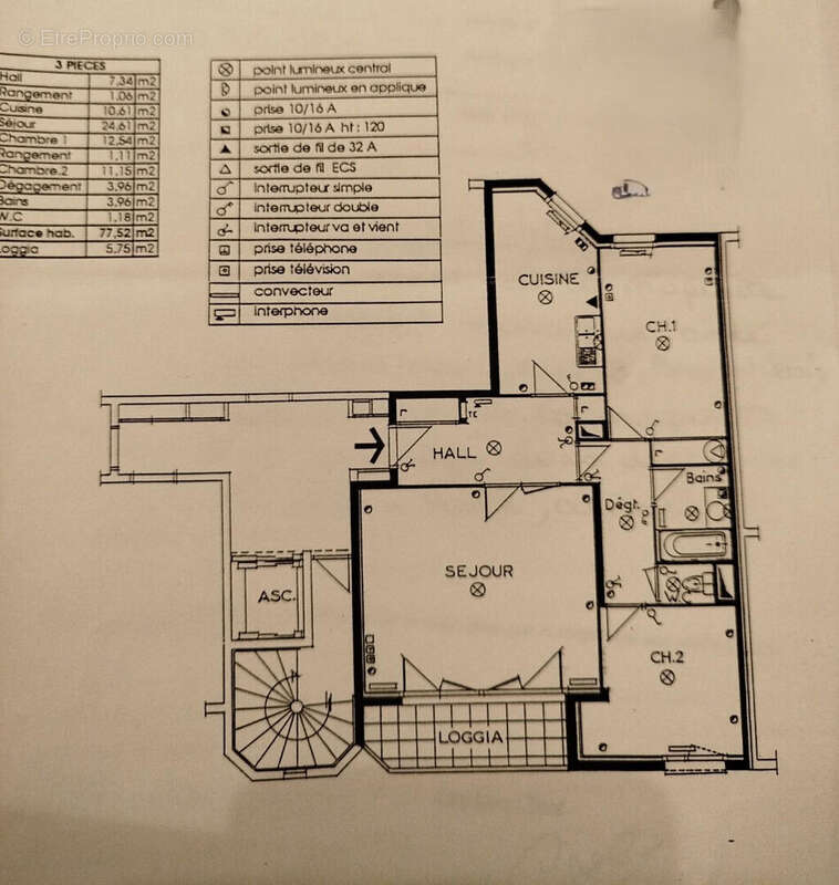 Appartement à LYON-7E