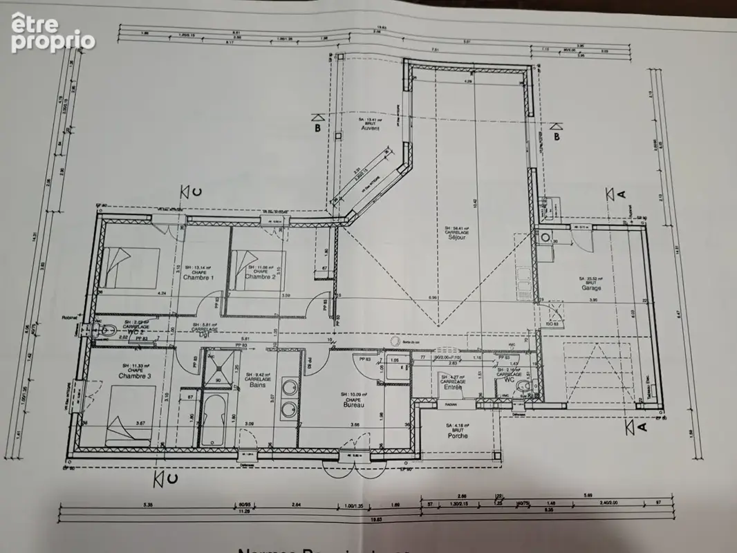LANDRAIS 10 min de SURGERES - maison de 2018 plain pied de 130 m² de type 5 - garage - terrain - piscine - photo 16