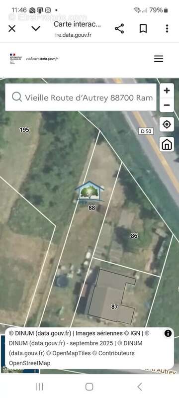 Terrain à RAMBERVILLERS