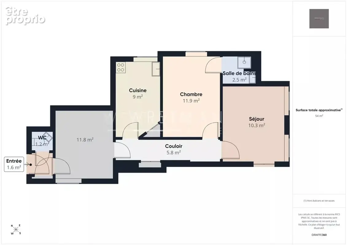 Appartement 3 pièces, lumineux - Menton piétonne - photo 18