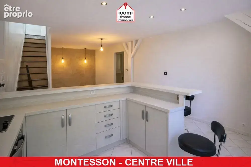 Yvelines - montesson (78360) - a vendre - appartement duplex au 1er et combles de 65 m² - piece de vie de 35m - 1/2 couchages -  - photo 2