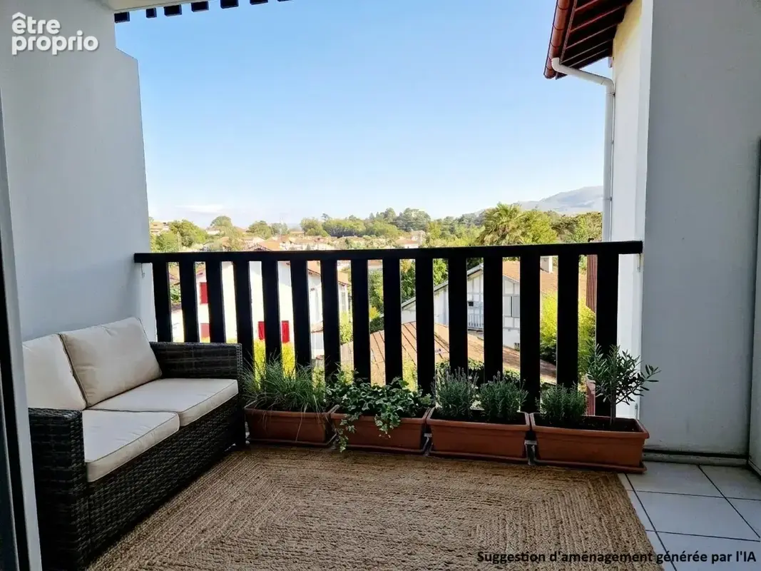 A vendre t3 st jean de luz - garage et terrasse - photo 12