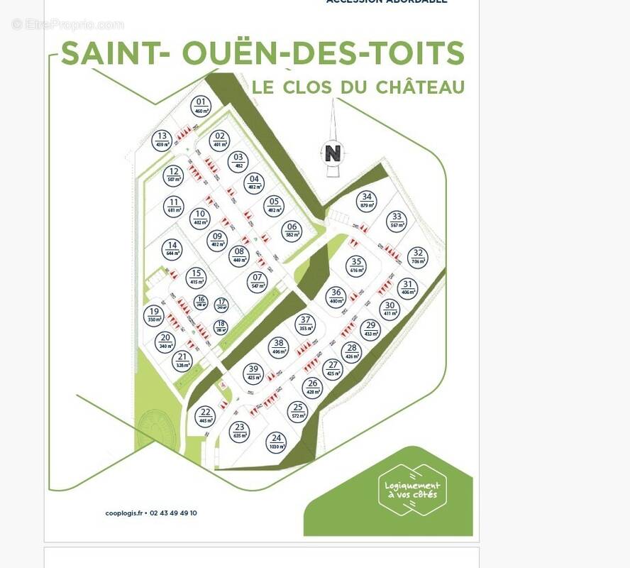 Terrain à SAINT-OUEN-DES-TOITS