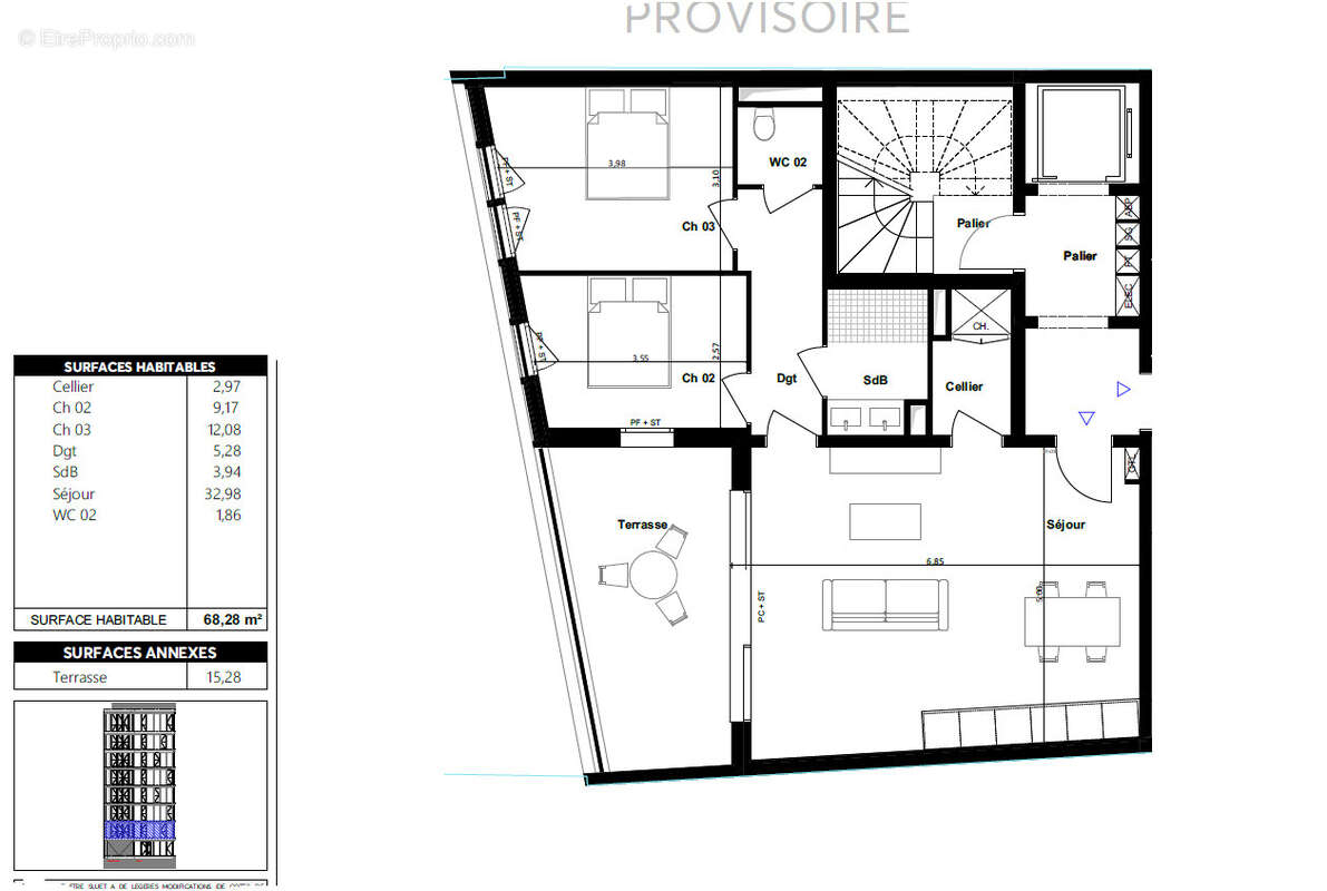 Appartement à BORDEAUX
