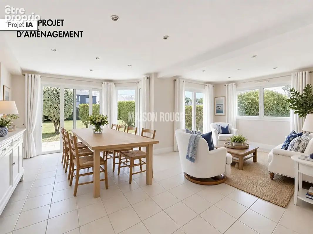 Maison lumineuse avec vie de plain-pied, jardin arboré et terrasse plein sud ? Golfe du Morbihan - photo 4