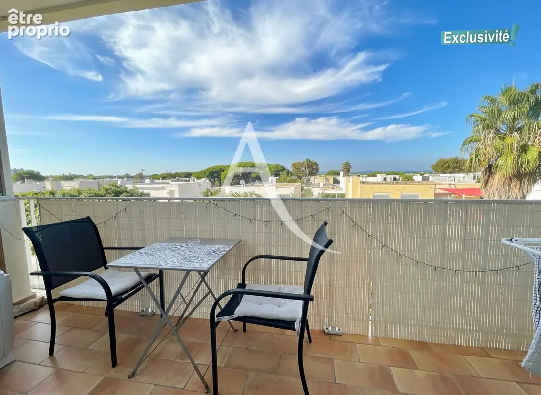 Carnon - studio rénové - 23 m² - terrasse 7 m² - vue dégagée - à 50 m de la plage - photo 7