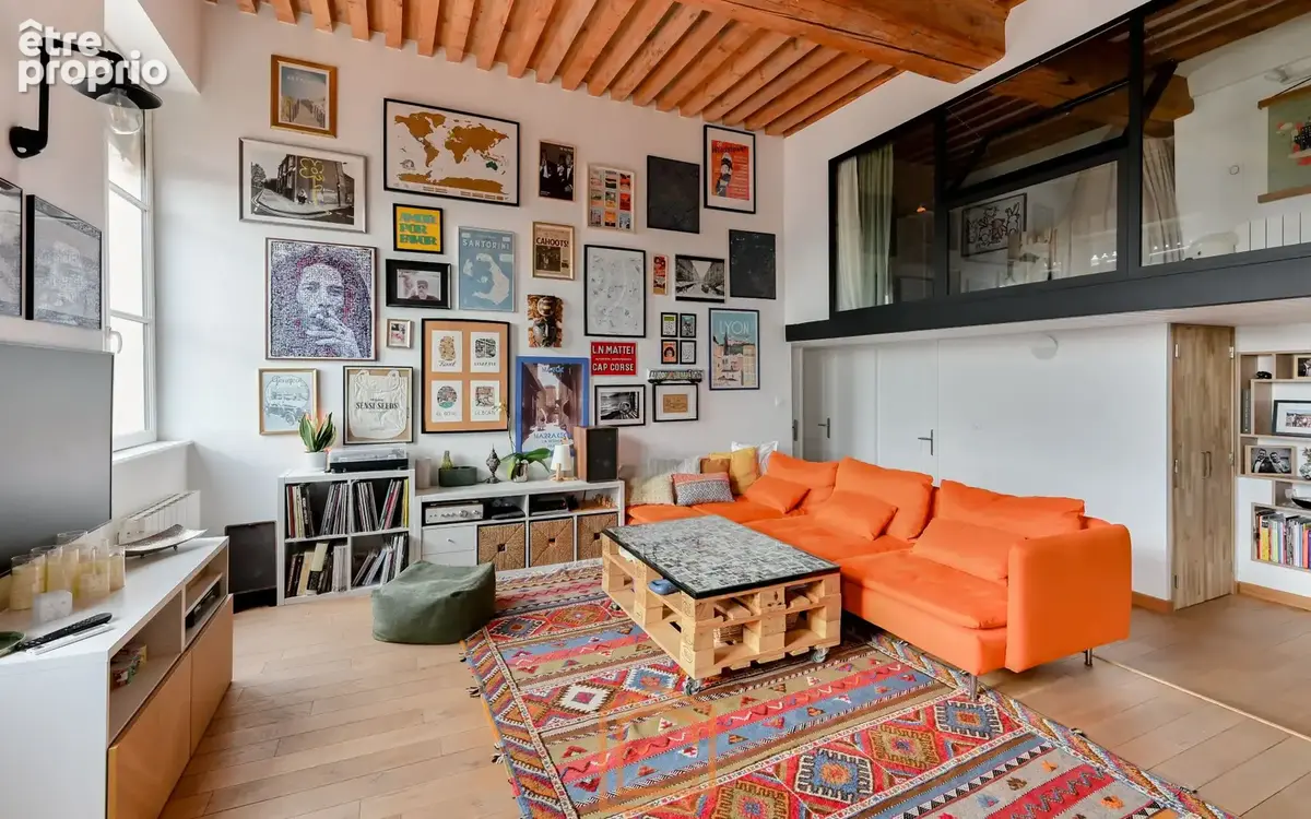 Duplex T3 vue exceptionnelle  - Croix rousse centre - photo 3