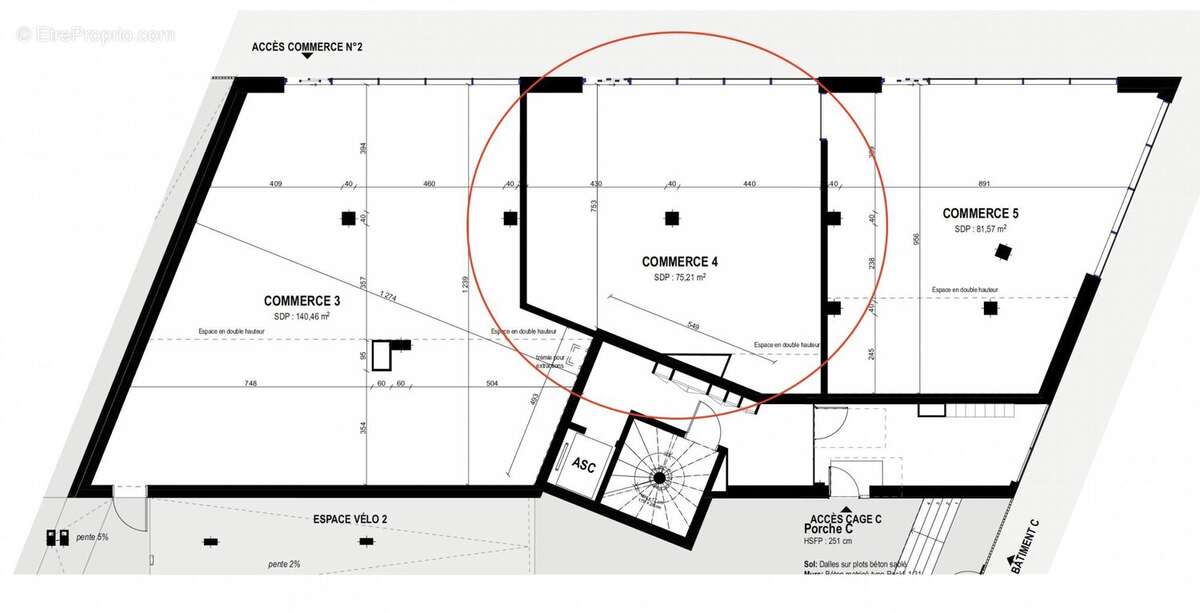 Commerce à FLEURY-SUR-ORNE